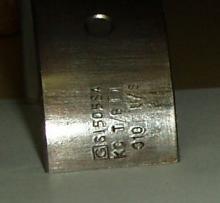 Bearing shell stamped